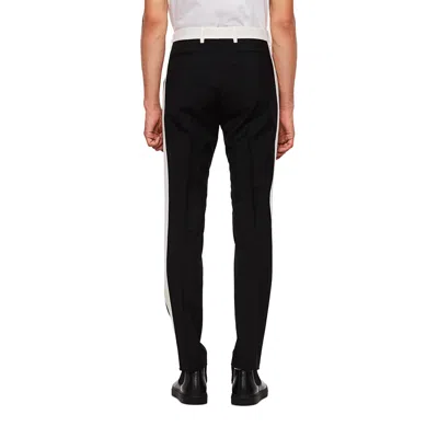 Shop Valentino Contrast Panel Trousers
