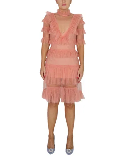 Pre-owned Alice Mccall Lace Tiered Dress