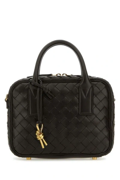 Shop Bottega Veneta Woman Dark Brown Nappa Leather Small Getaway Handbag
