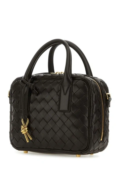 Shop Bottega Veneta Woman Dark Brown Nappa Leather Small Getaway Handbag