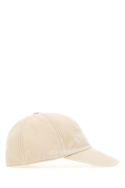 Shop Courrèges Courreges Women Sand Cotton Baseball Cap In Brown