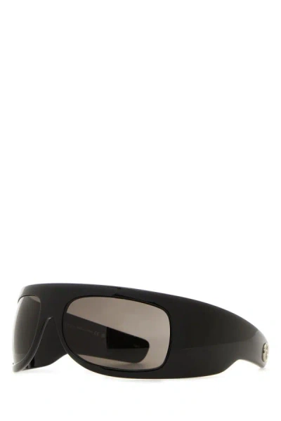 Gucci Occhiali Da Sole In Acetato Nero Donna In Black