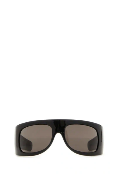 Gucci Occhiali Da Sole In Acetato Nero Donna In Black