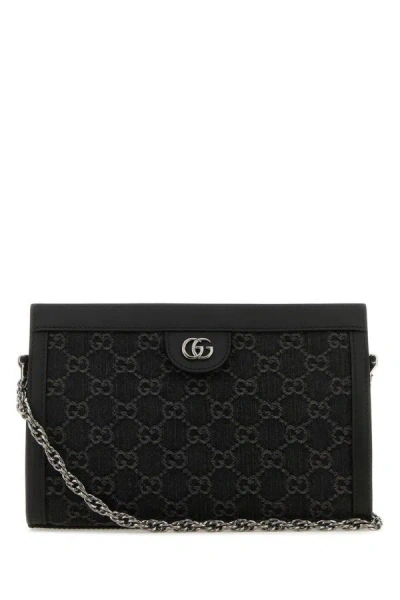 Shop Gucci Woman Gg Supreme Fabric And Leather Ophidia Crossbody Bag In Multicolor