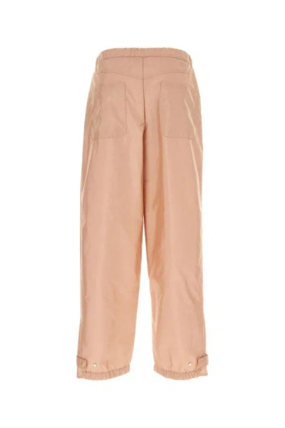 Shop Valentino Garavani Man Powder Pink Nylon Pant