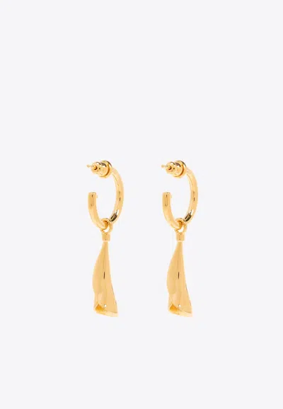 Shop Chloé Blooma Drop Earrings In Gold