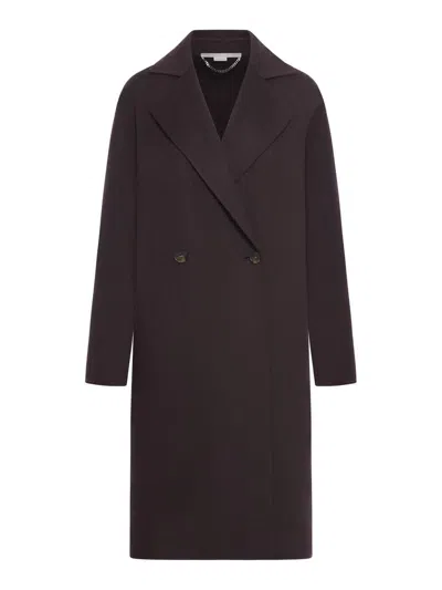 Shop Stella Mccartney Double Breasted & Peacoat In Brown