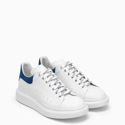 Shop Alexander Mcqueen White/blue Oversize Sneakers Men