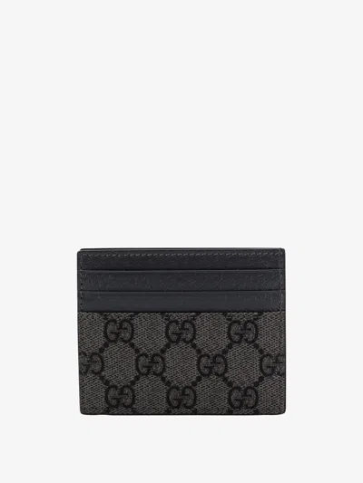 Shop Gucci Man Ophidia Gg Man Grey Cardcases In Gray