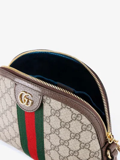 Shop Gucci Woman Ophidia Woman Beige Shoulder Bags In Cream