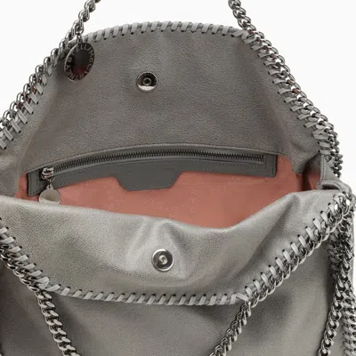 Shop Stella Mccartney Grey Falabella Fold Over Bag Women In Gray