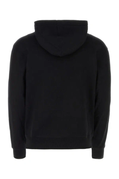 Shop Valentino Garavani Man Black Cotton Blend Sweatshirt