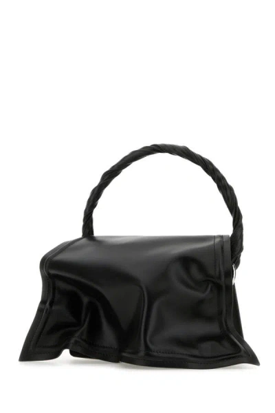 Shop Y/project Y Project Woman Black Leather Handbag