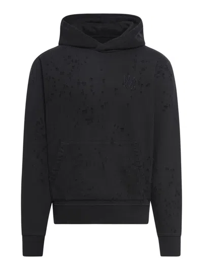 Shop Amiri Hoodies Sweatshirt In Black