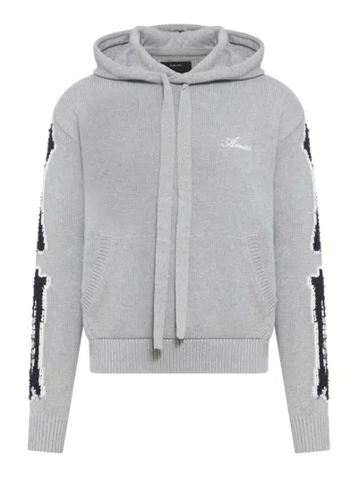 Shop Amiri Hoodies Sweatshirt In Grey