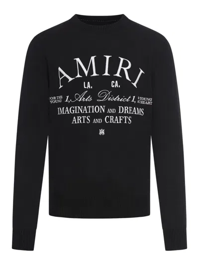 Shop Amiri Sweater In Black