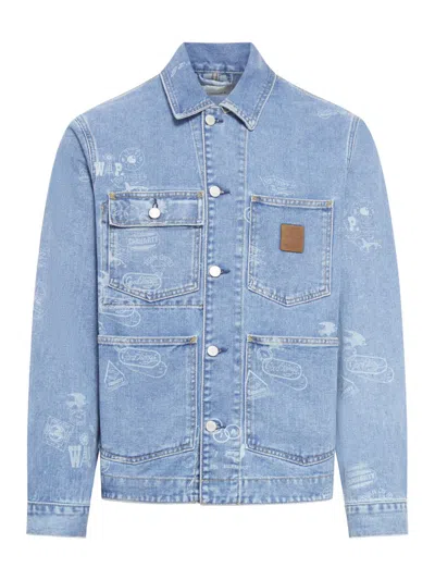 Shop Carhartt Wip Jacket In Blue