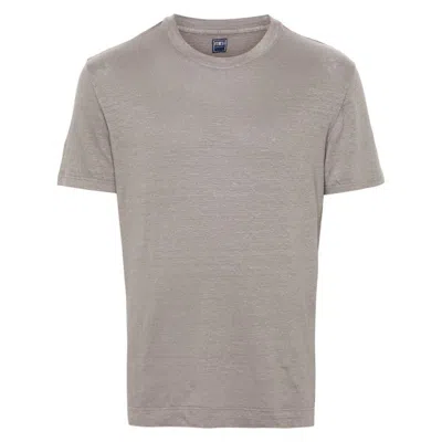 Shop Fedeli T-shirts In Grey