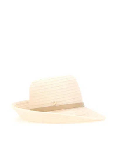 Shop Helen Kaminski Hats In Ivory/stone