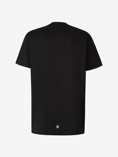 Shop Givenchy Cotton Logo T-shirt In Logo Printed On The Front