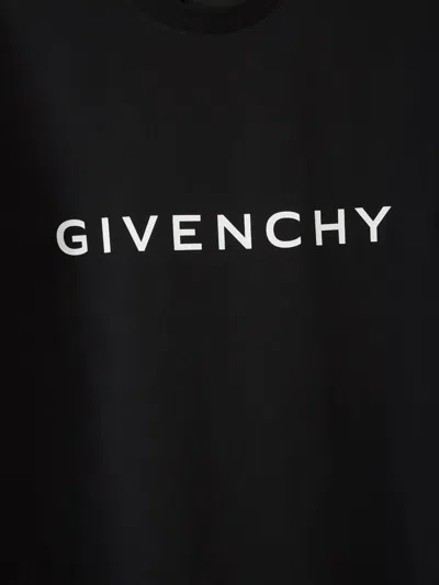 Shop Givenchy Cotton Logo T-shirt In Logo Printed On The Front