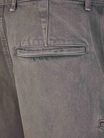 Shop John Elliott Sendai Cotton Jeans In Stone Grey