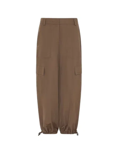 Shop Marella Pants In Brown
