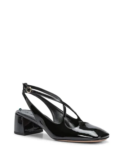 Shop A.bocca Slingback 'two For Love' With Heart-shaped Vamp In Black
