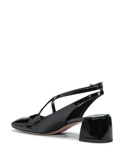 Shop A.bocca Slingback 'two For Love' With Heart-shaped Vamp In Black
