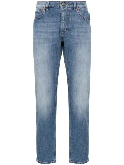 Shop Dondup Slim Fit Denim In Blue