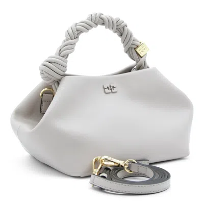 Shop Ganni Bags In Oyster Gray