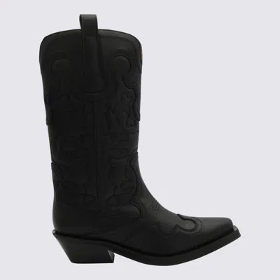 Shop Ganni Boots Black