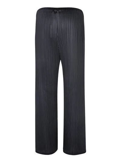 Shop Issey Miyake Trousers In Grey