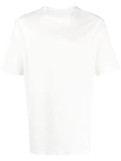Shop Jil Sander T-shirt With Writing In White
