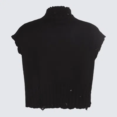 Shop Marni Black Cotton Knitwear