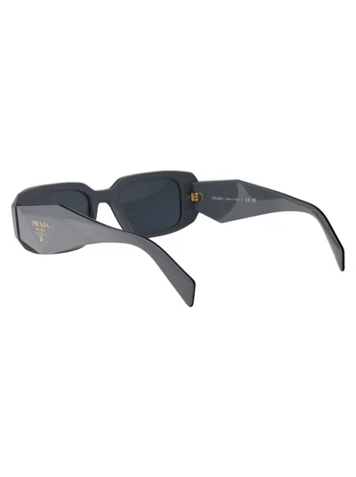 Shop Prada Sunglasses In 11n09t Marble Black