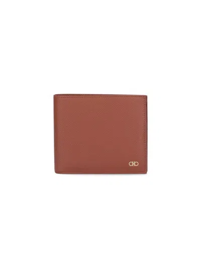 Shop Ferragamo Wallets In Brown