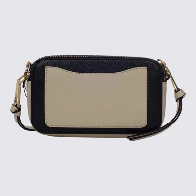 Shop Marc Jacobs New Cloud White Leather The Snapshot Crossbody Bag In New Cloud White Multi