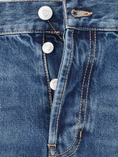 Alexander Mcqueen Five Pockets Cotton Jeans In Blue