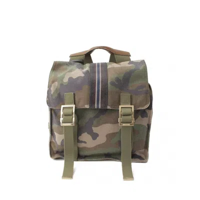 Shop Valentino Military Canvas Backpack In Green
