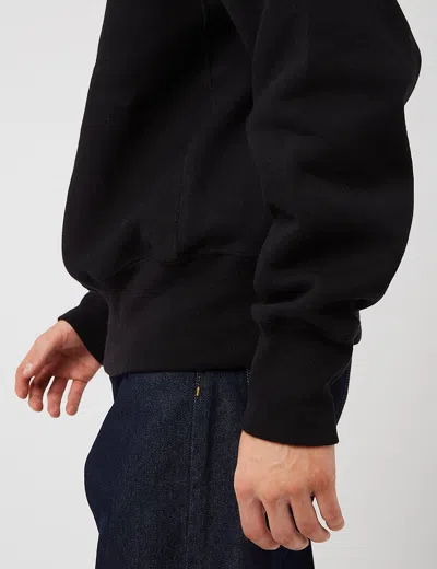 Shop Camber Crew Neck Sweatshirt (12oz) In Black