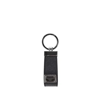 Shop Dolce & Gabbana Key Ring In Black