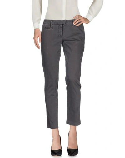 Shop Dondup Casual Trouser In Lead
