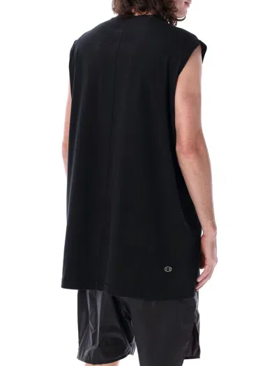 Shop Rick Owens X Champion Tarpt T-shirt In Black
