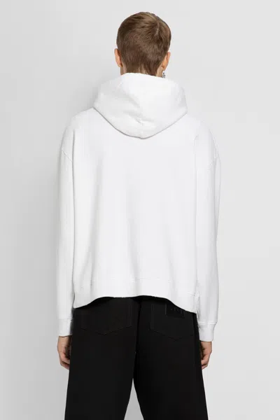 Shop Raf Simons Man Black Sweatshirts In White