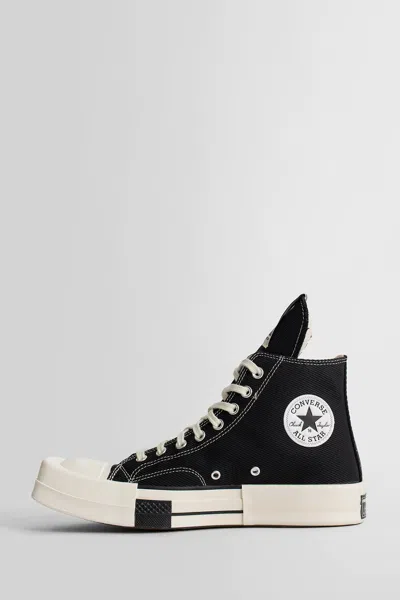 Shop Rick Owens Unisex Black&white Sneakers