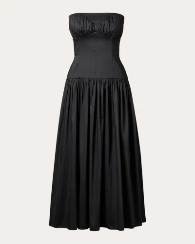 Shop Tove Women's Lauryn Strapless Dress In Black