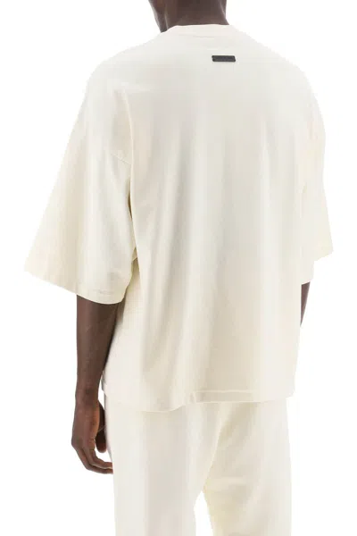 Shop Fear Of God "oversized T-shirt With In Bianco