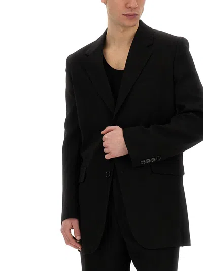 Shop Ami Alexandre Mattiussi Ami Paris Jackets And Vests In Black