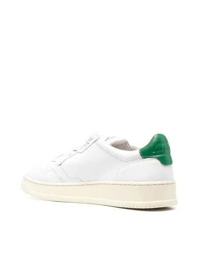 Shop Autry Sneakers Shoes In Green